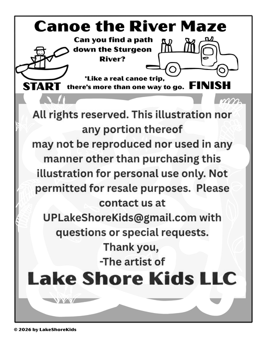 Canoe the River Maze Activity Page 3+ 436 kB PDF Download